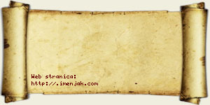 Njegoslav Debeljak vizit kartica